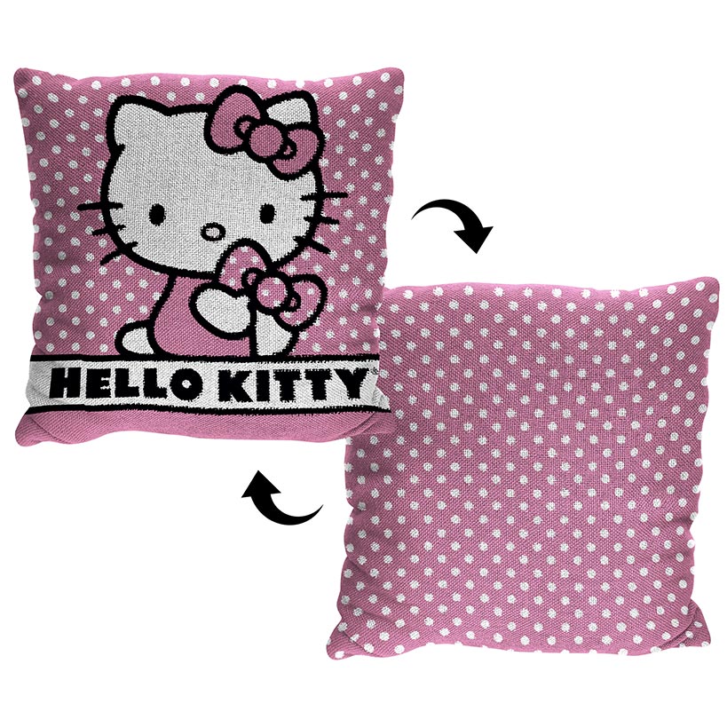 Hello Kitty Perfect Polka Dots Jacquard Pillow