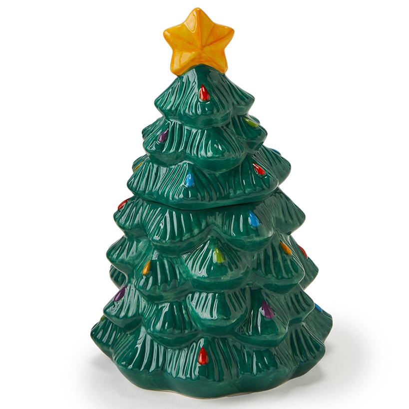 Retro Holiday Christmas Tree Cookie Jar#select-cookie-jar_christmas