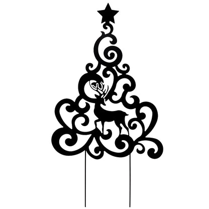 Holiday Metal Garden Stakes