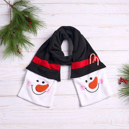 Holiday Scarf with Pockets