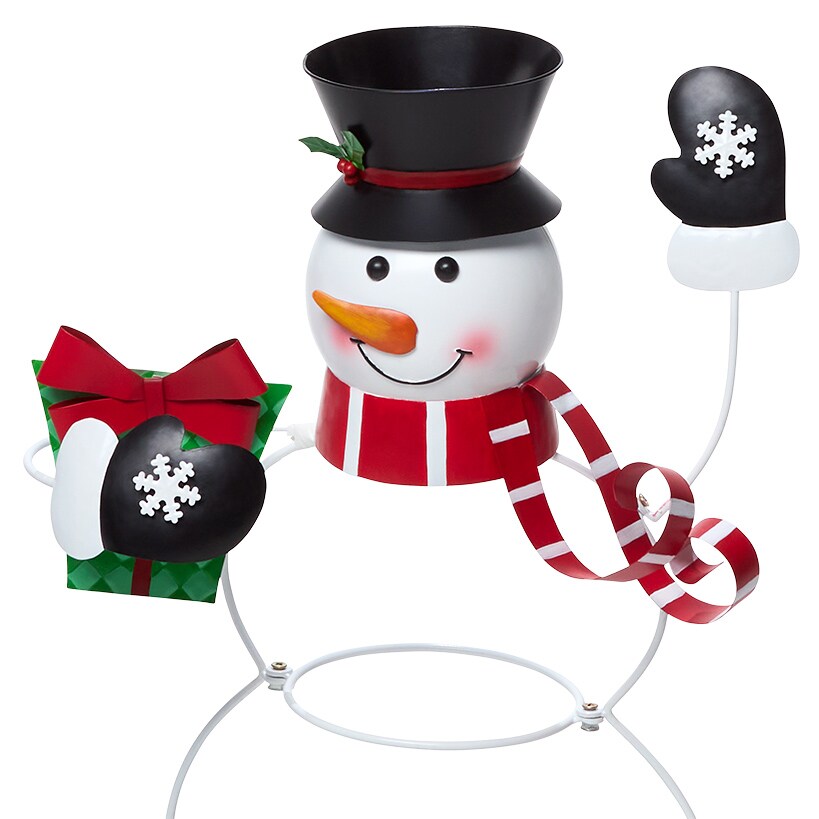 Snowman Buffet Plate and Utensil Holder#select-tray_snowman