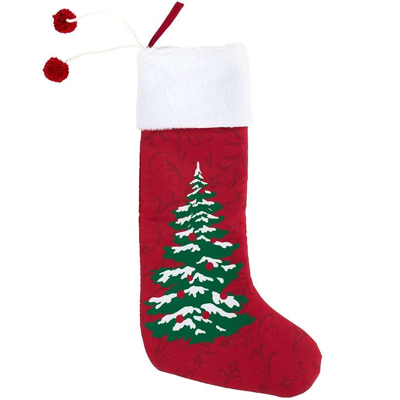 Classic Holiday Christmas Tree or Snowman Truck Stocking