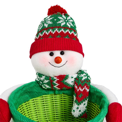 Gingerbread Small Wicker Basket