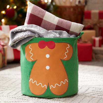 Holiday Character Storage Bin for Christmas Organization And Decoration