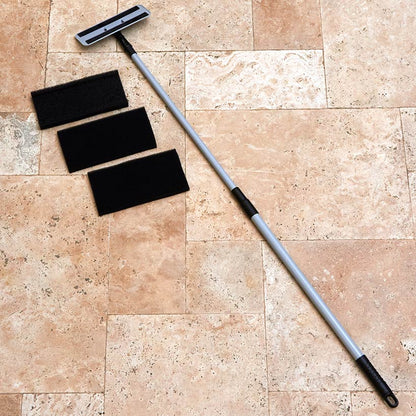 Home Exterior Cleaning System With Telescoping Pole Or 3 Pad Refills