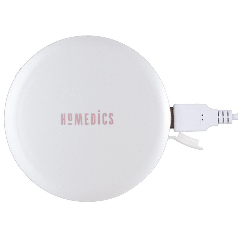Compact Cosmetic Case with LED Mirror and USB Charging Port