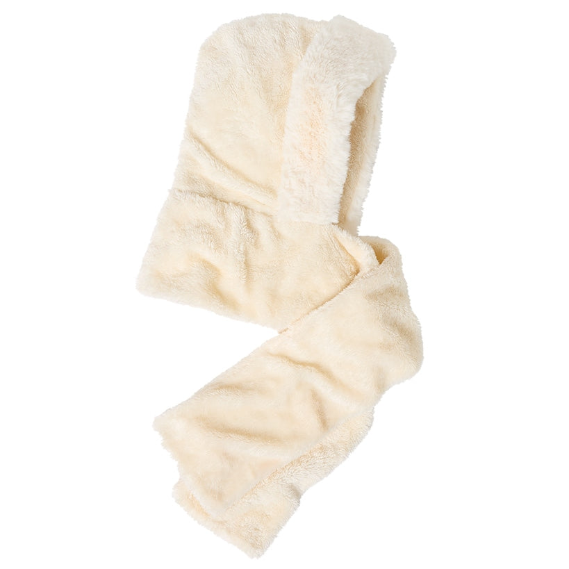 Faux Fur Hooded Scarf