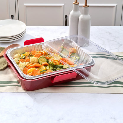 Travel Casserole Carrier With 1 Disposable Foil Dish
