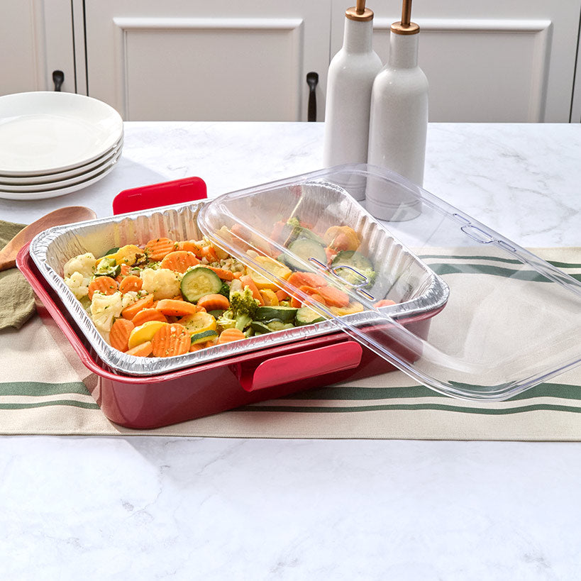 Travel Casserole Carrier With 1 Disposable Foil Dish