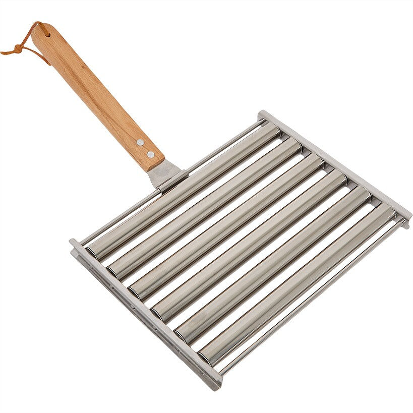 Hot Dog Roller Rack  for Grill or BBQ Stainless Steel