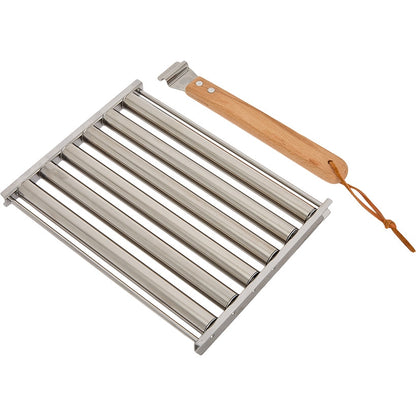 Hot Dog Roller Rack  for Grill or BBQ Stainless Steel