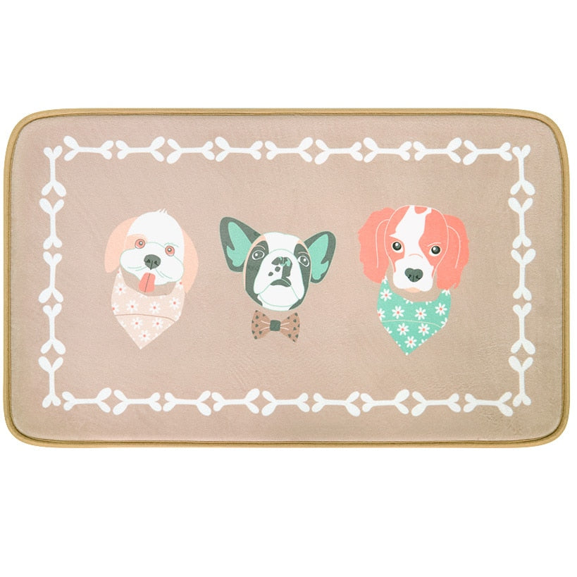 I Woof You Memory Foam Bath Rug