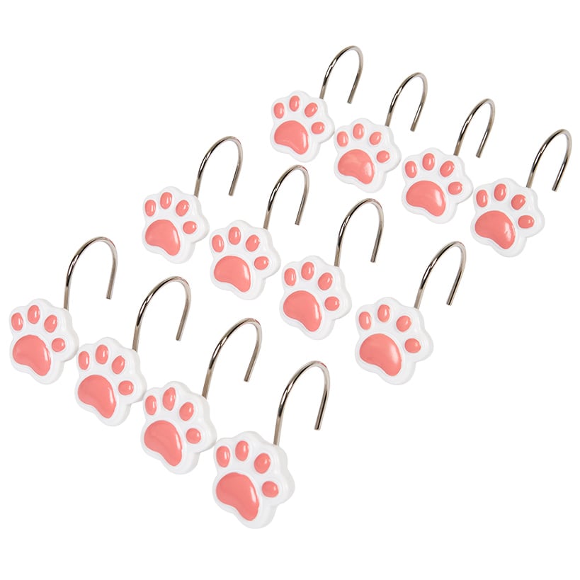 I Woof You Shower Curtain Hooks, Set of 12