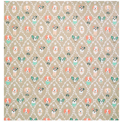 I Woof You Shower Curtain with Buttonholes