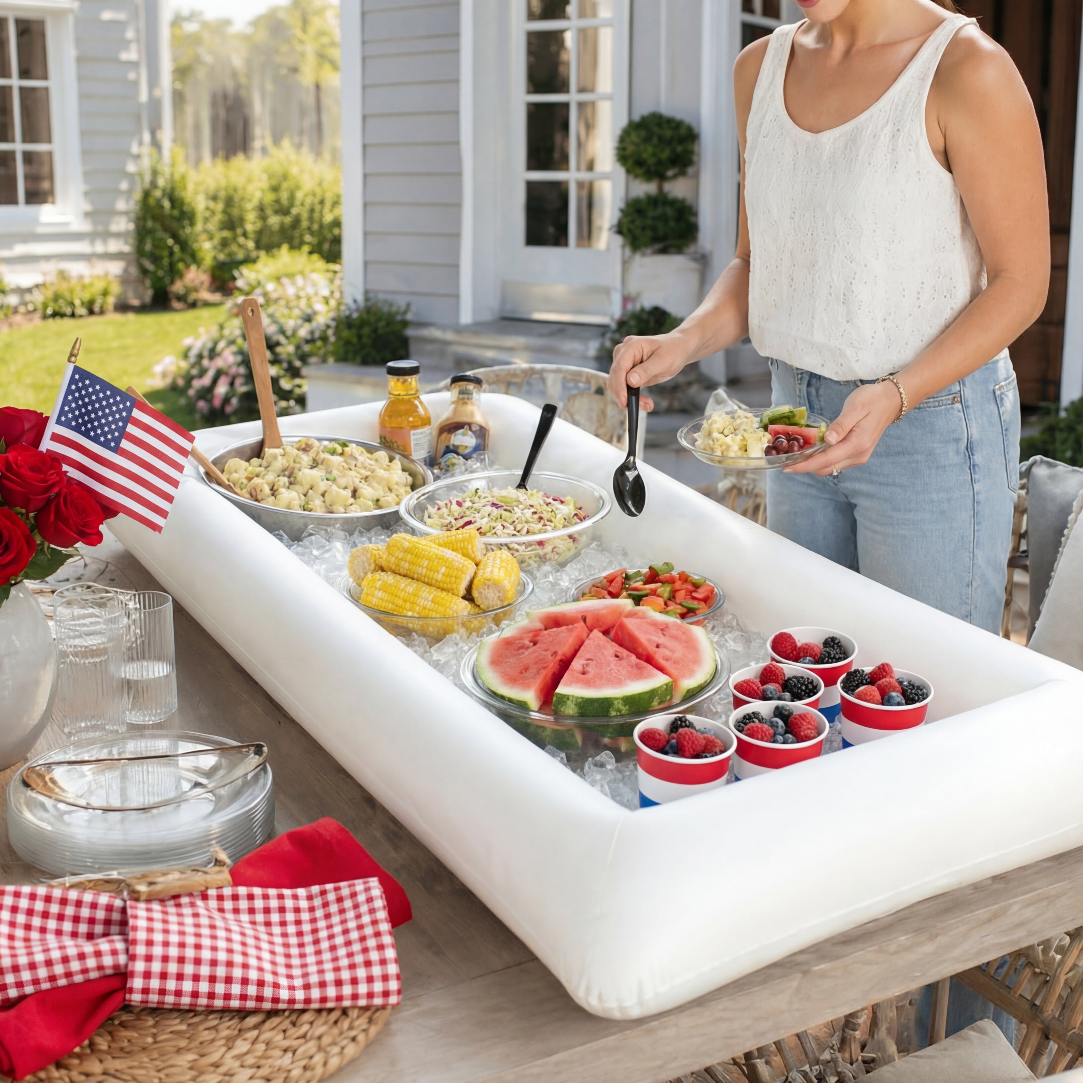 Inflatable Buffet Cooler - Party, BBQ, Outdoor