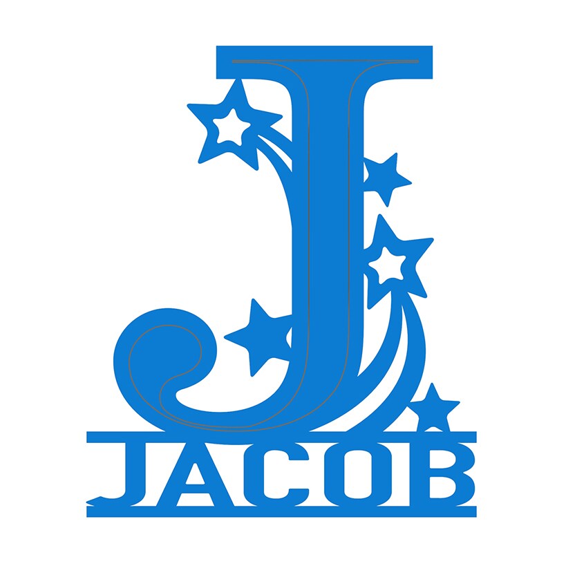 Personalized Initial and Name Wood Plaques