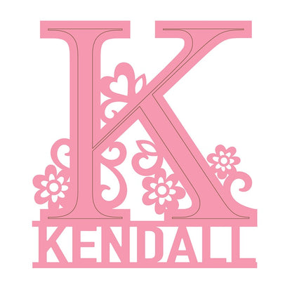 Personalized Initial and Name Wood Plaques