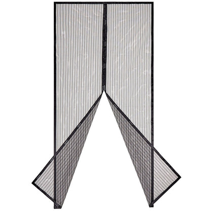 Magnetic Mesh Screen Door Kid and Pet Friendly, Measures 39" X 81"
