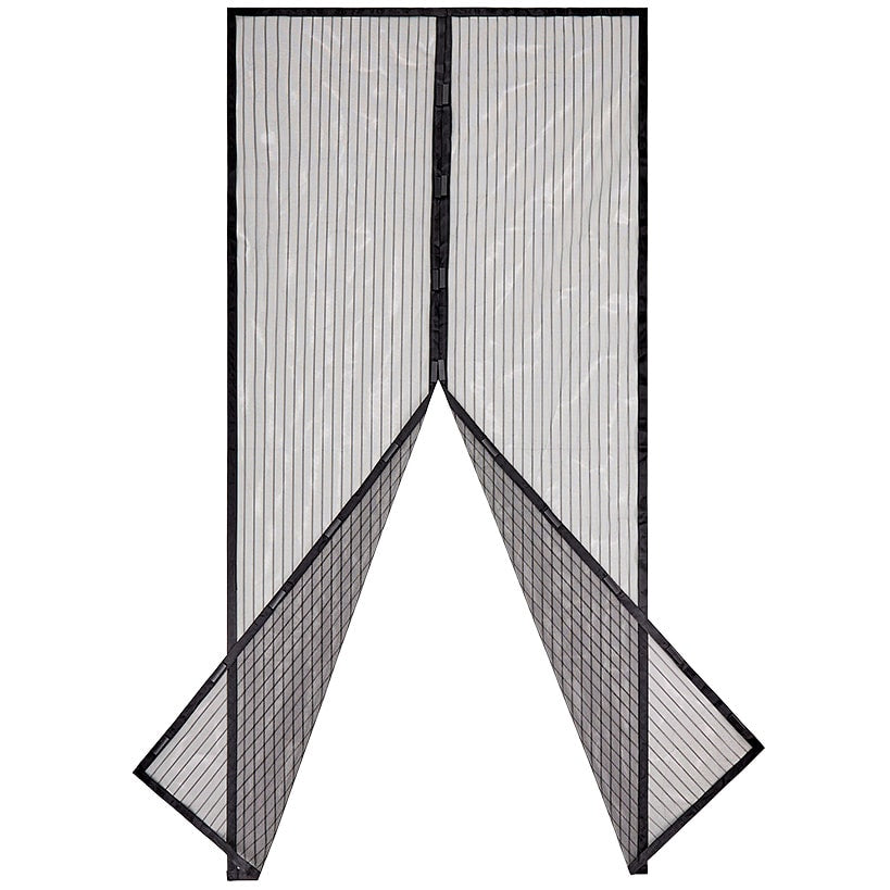 Magnetic Mesh Screen Door Kid and Pet Friendly, Measures 39" X 81"