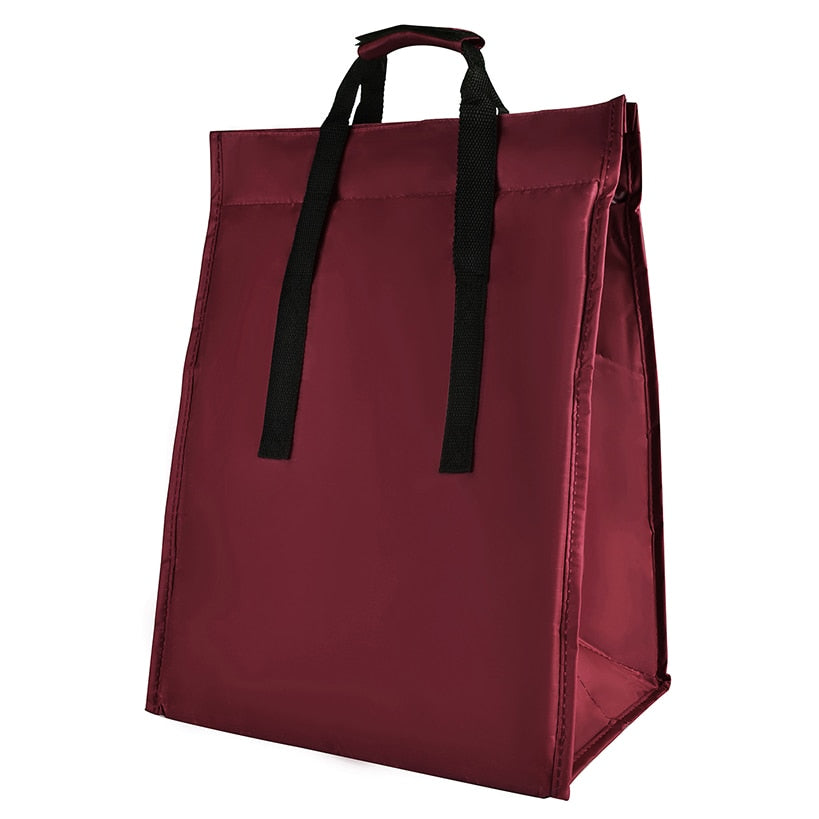 Insulated Grocery Bag Burgundy