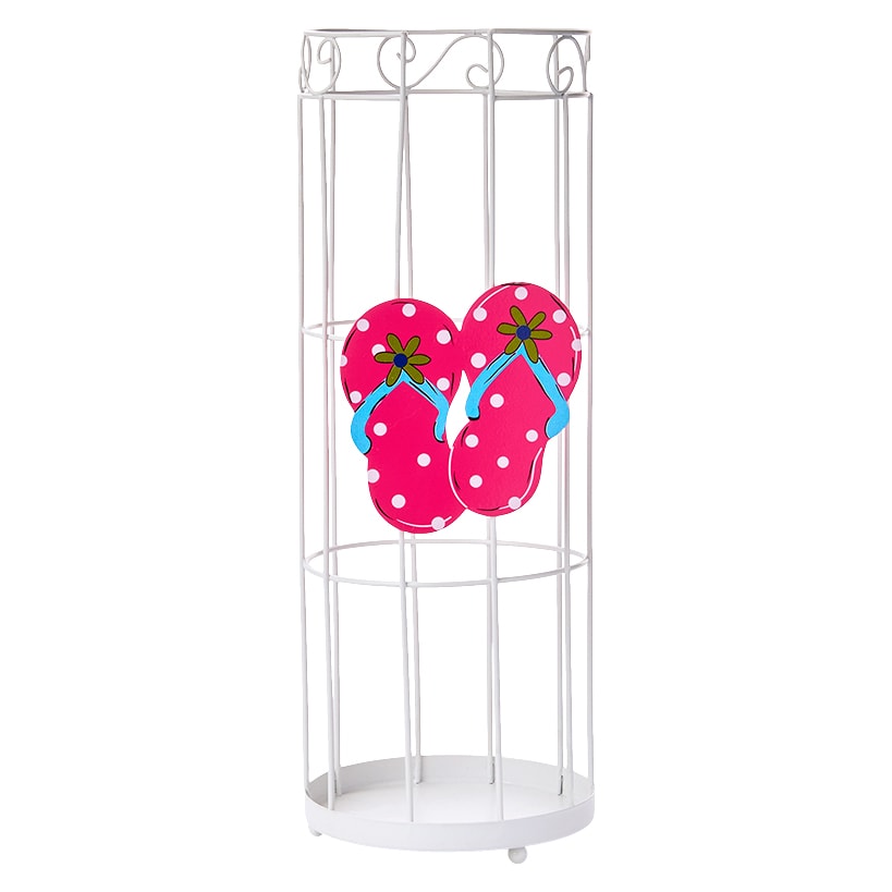 Decorative Plastic Cup Holder with Interchangeable Icons