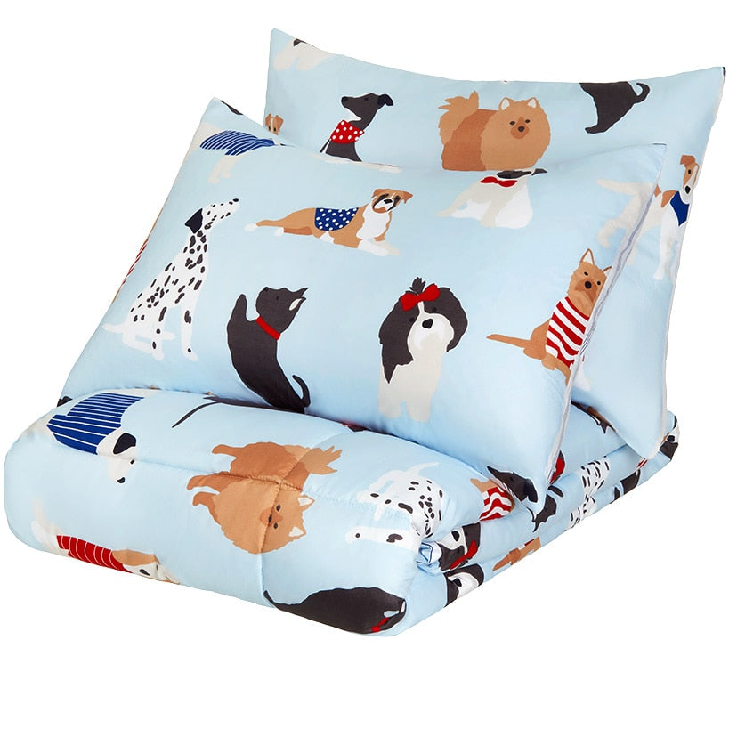 Dog's Life Reversible Queen or King Complete Comforter Set#select-size_king