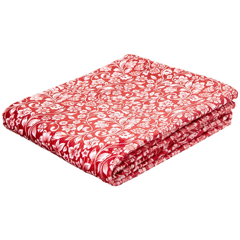 Jacobean Sunflower 50" x 60" Fleece Plush Throw