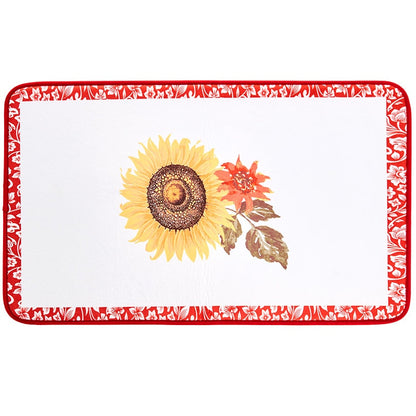 Jacobean Sunflower Shower Curtain, Bath Rug, Hand Towels, or Hooks