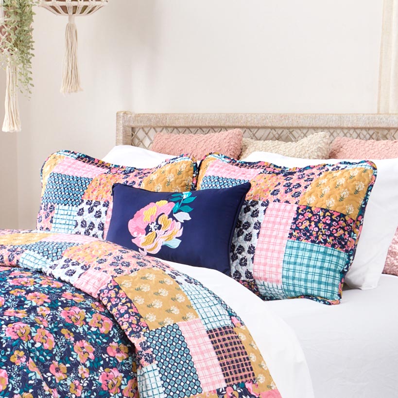 Jolene Patchwork Decorative Pillow