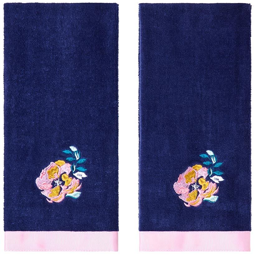 Jolene Patchwork Hand Towels, Set of 2
