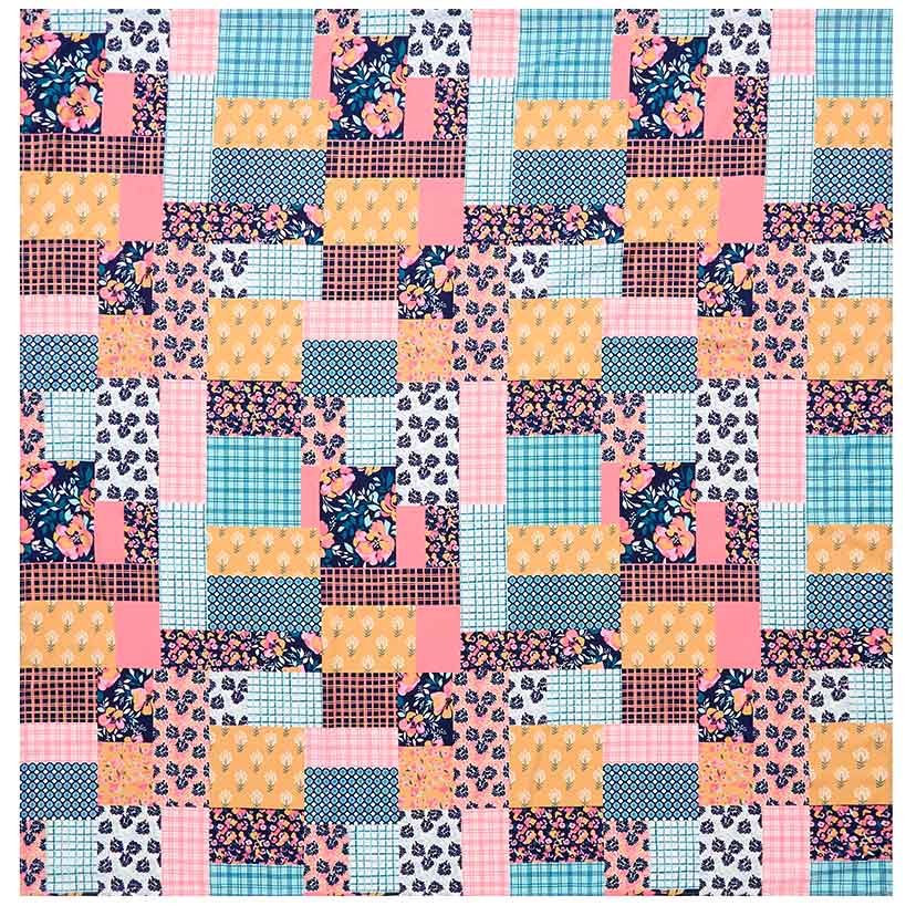 Jolene Patchwork Shower Curtain