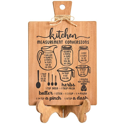 Cookbook Holder & Stand with Kitchen Conversions Chart