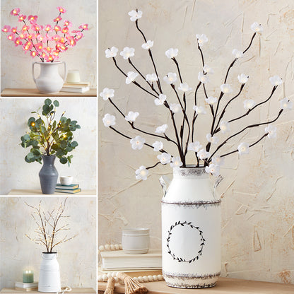 LED Lighted Poseable Branch Decor