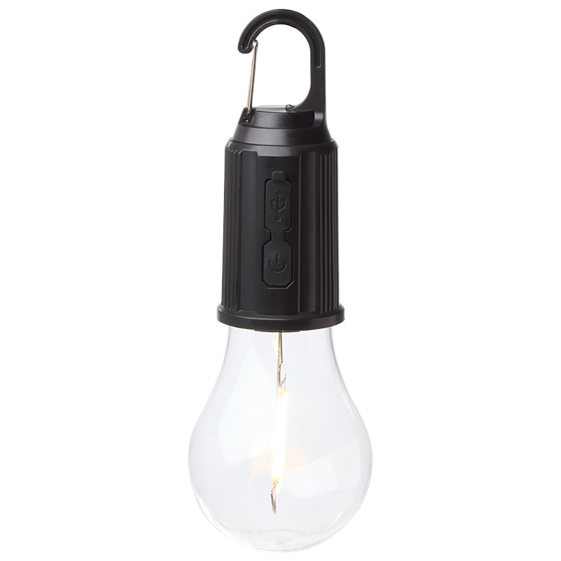 LED Camping lantern Rechargable 2.5 Hour Run Time with hang Clip
