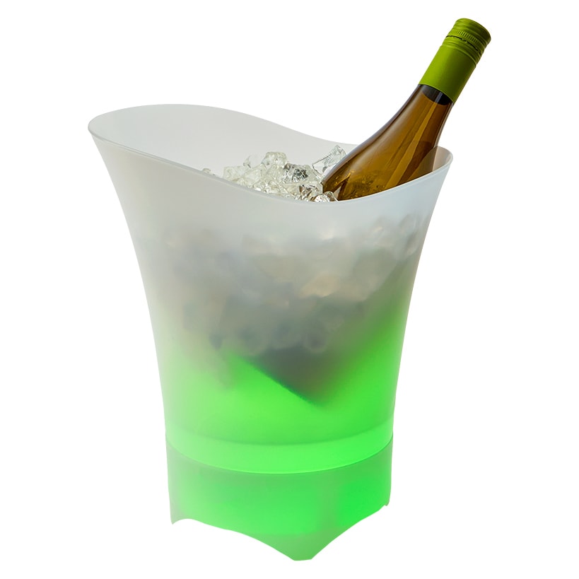 Portable LED Ice Bucket with Built In Wireless Bluetooth Speaker