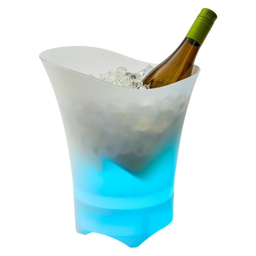 Portable LED Ice Bucket with Built In Wireless Bluetooth Speaker