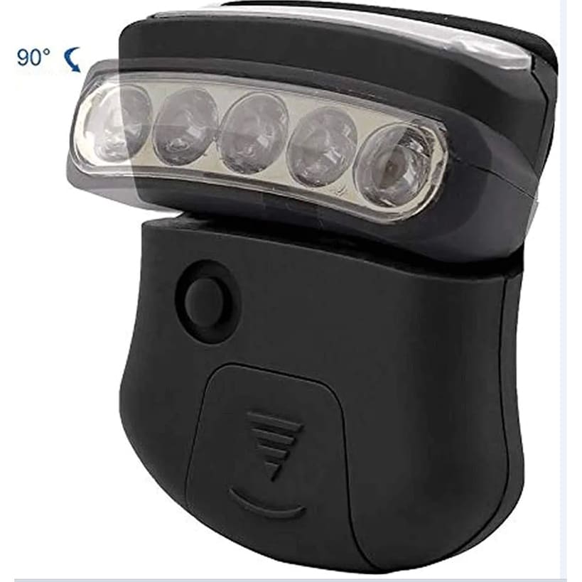 LED Mini Clip-On Cap Light Handsfree Flashlight