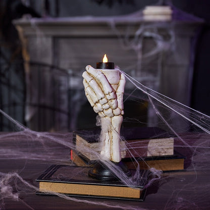 Skeleton Hands LED Tealight Holders