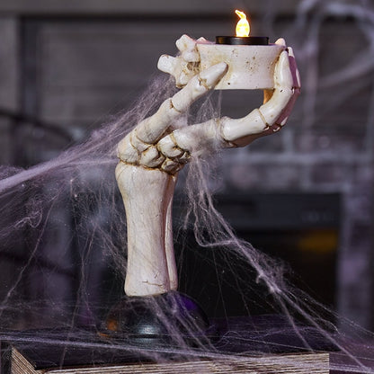 Skeleton Hands LED Tealight Holders