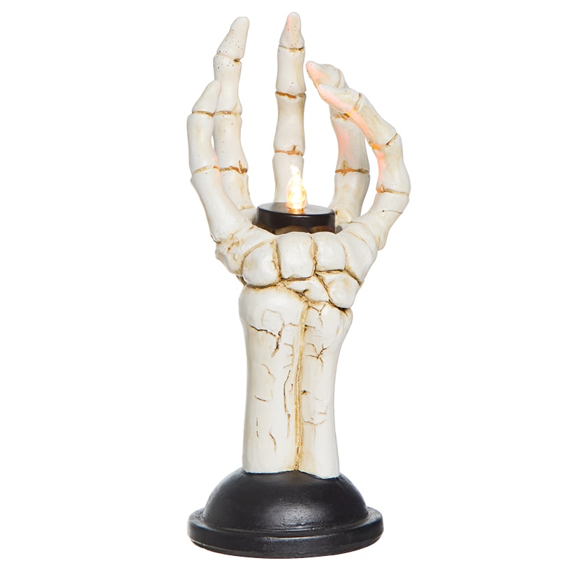 Skeleton Hands LED Tealight Holders