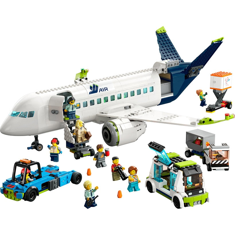 LEGO® City Passenger Airplane Building Toy Set