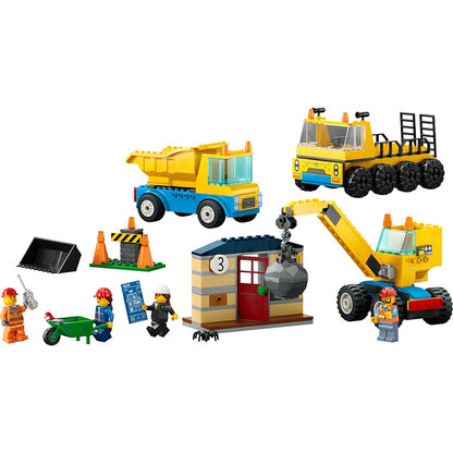 LEGO® Construction City Trucks and Wrecking Ball Crane