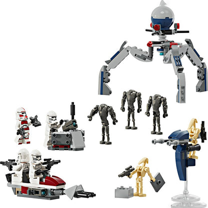 LEGO® Star Wars™ Clone Trooper™ and Battle Droid™ Battle Pack