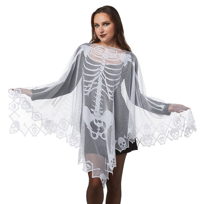 Lace Halloween Poncho