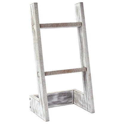 Countertop Ladder Wooden Towel Holder - For Kitchen or Bathroom