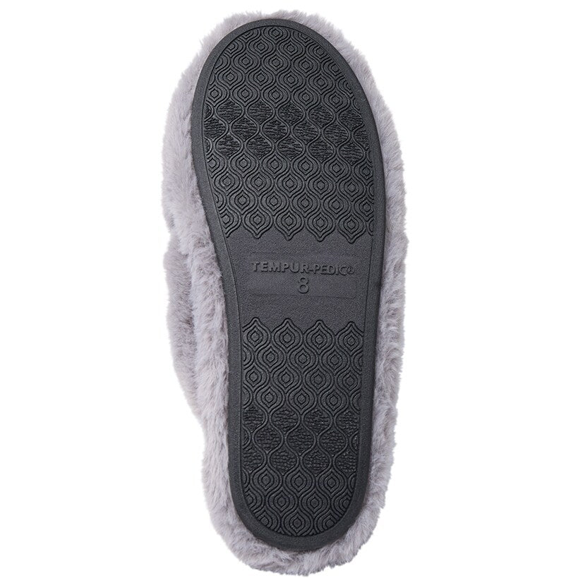 Women's Tempur-Pedic® Sloann Faux Fur Slippers#select-color_gray