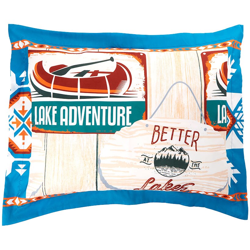 Lake Adventure Full/Queen or King Comforter Set or Decorative Pillow#select-item_king-comforter-set