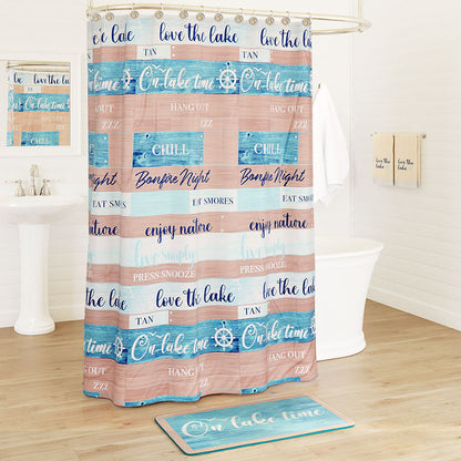 Lake Time Memory Foam Bath Rug