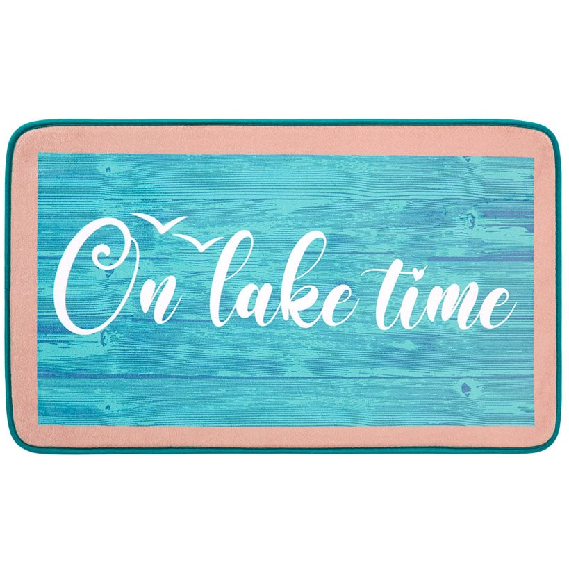 Lake Time Memory Foam Bath Rug