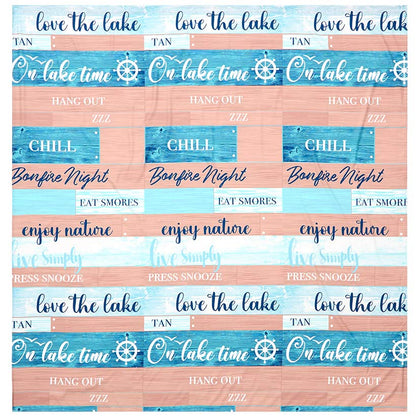 Lake Time Shower Curtain